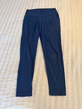 Colorfulkoala Navy Leggings XL High Waisted Yoga Gym Pockets Like New